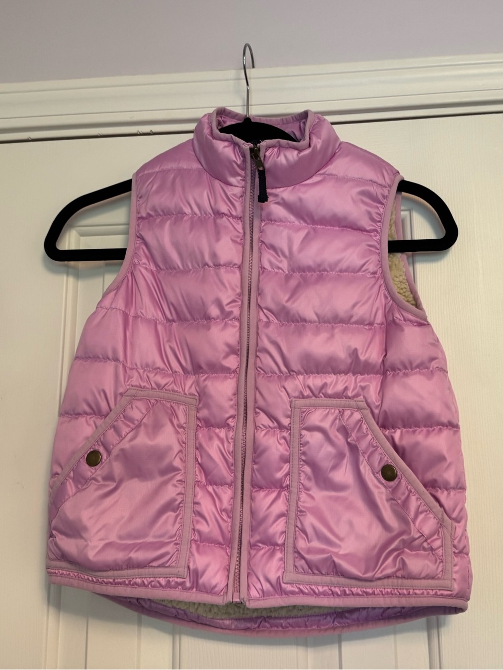 Girls Crewcuts Pink Quilted Puffer Vest